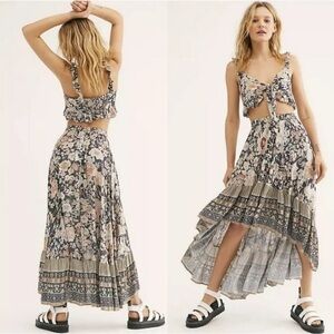 Spell x Free People Amethyst Nightfall Castaway Skirt